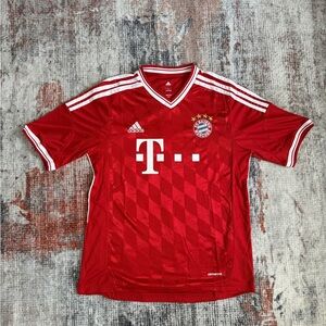 FC Bayern Munich 2013/14 Home Retro Soccer Jersey Adidas Vintage Football Shirt